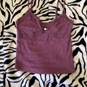 purple Aeropostale lace tank